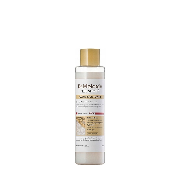 DR.MELAXIN_Peel_Shot_Glowe_Rice_Toner.jpg DR.MELAXIN Peel Shot Glowe Rice Toner - Image 1