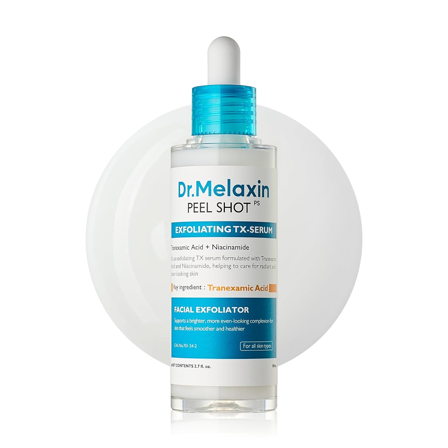 DR.MELAXIN PEEL SHOT EXFOLIATING TX-SERUM 80ML DR.MELAXIN PEEL SHOT EXFOLIATING TX-SERUM 80ML Korean Exfoliating Face Serum