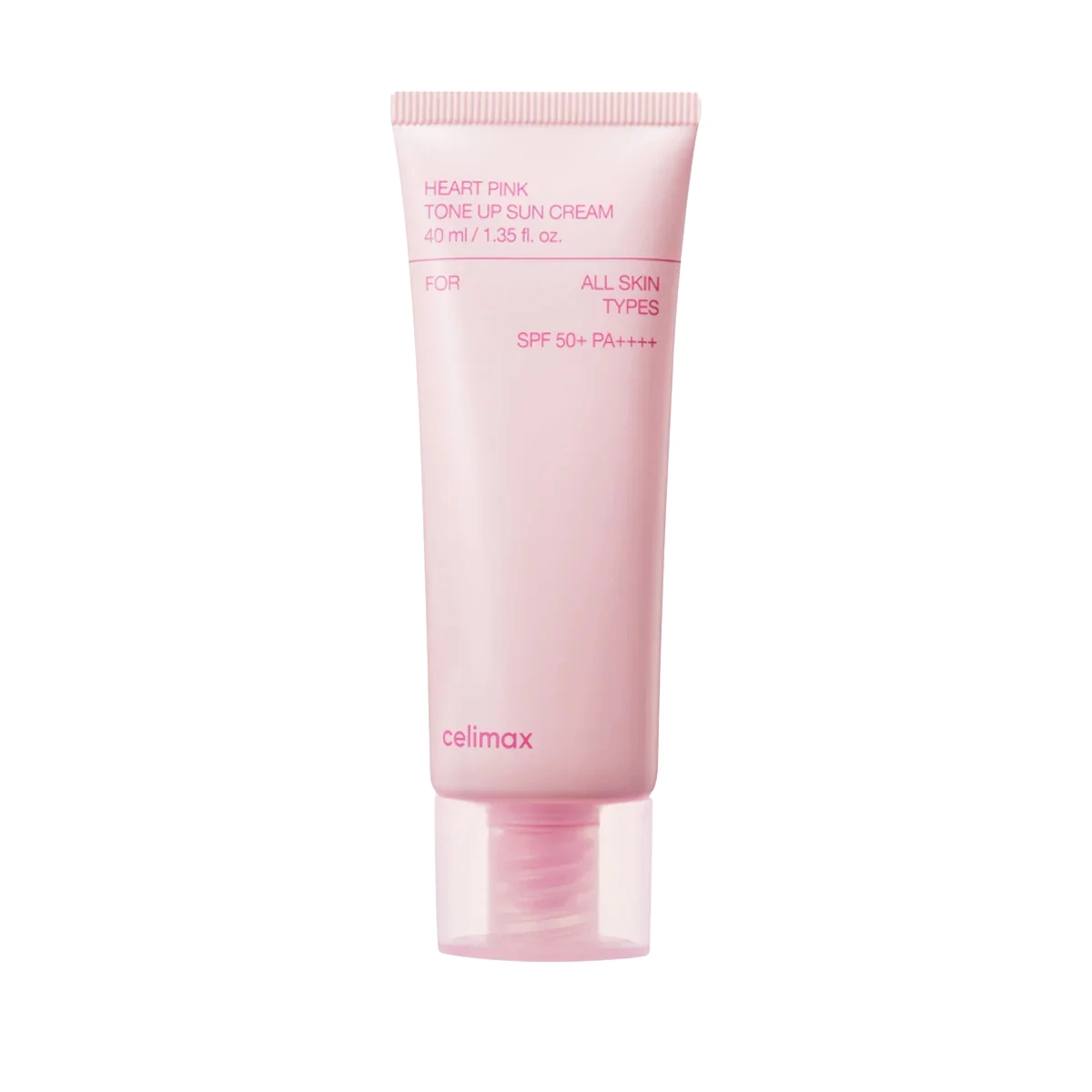 Celimax-Heart-Pink-Tone-Up-Sun-Cream-40ml Celimax Heart Pink Tone Up Sun Cream 40ml – Brightening Sunscreen for Radiant Skin | UAE - Image 1